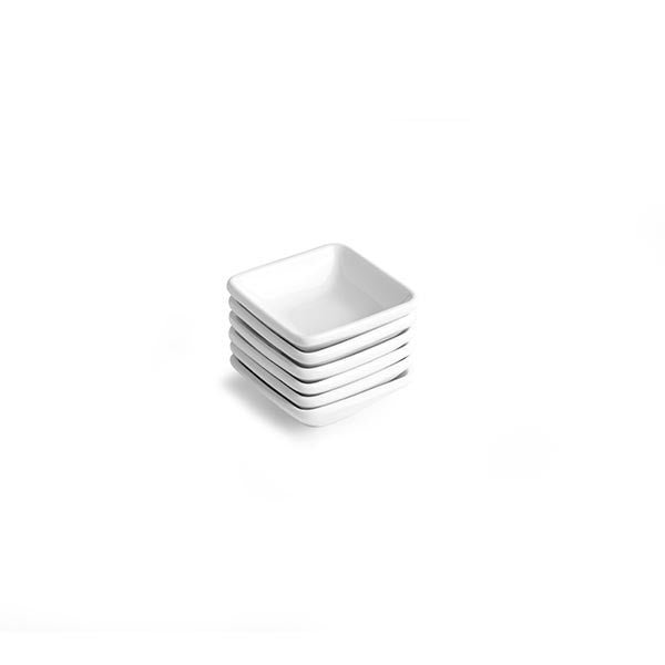 Set 6 Coppette Quadrate 9 cm Snack Holder - Love Tiffani